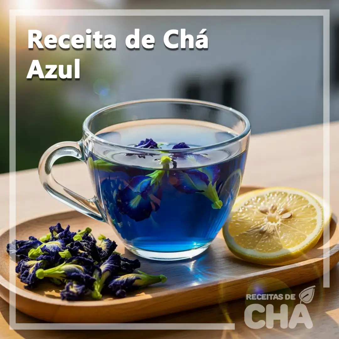 Receita de Chá Azul - www.receitasdecha.com
