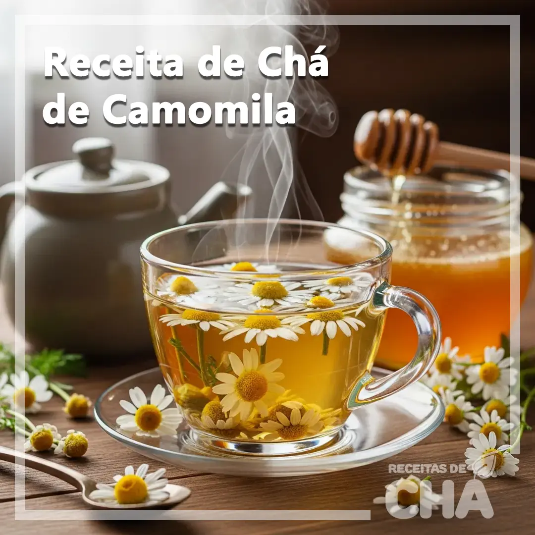 Receita de Chá de Camomila - www.receitasdecha.com