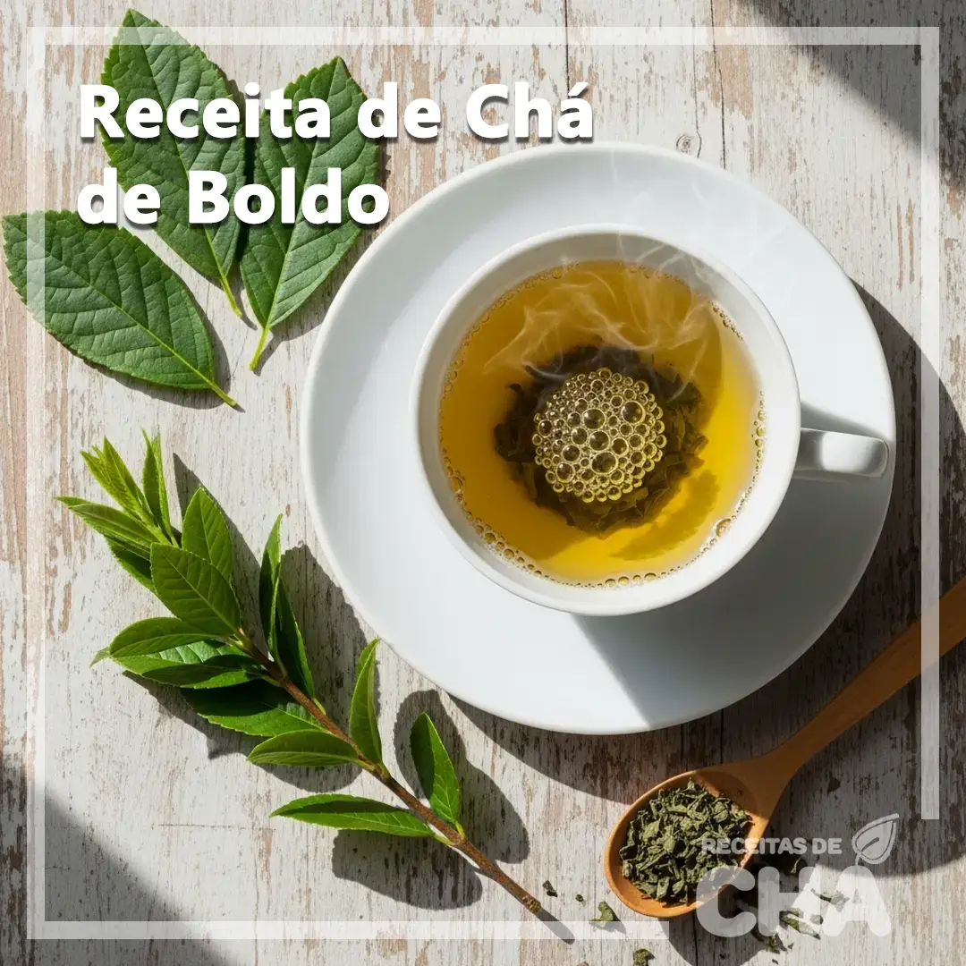 Receita de Chá de Boldo - www.receitasdecha.com