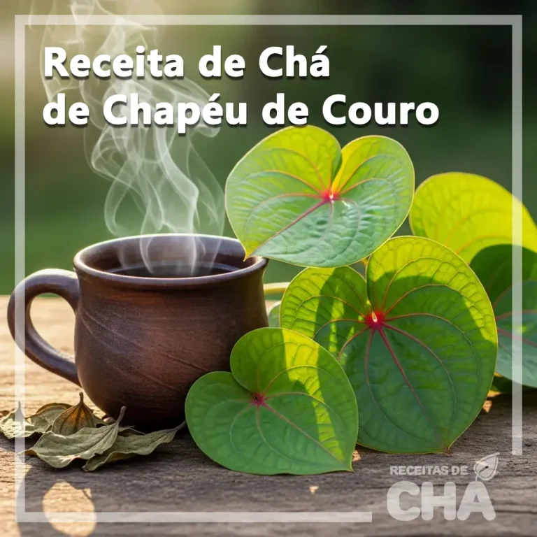 Receita de Chá de Chapéu de Couro - www.receitasdecha.com