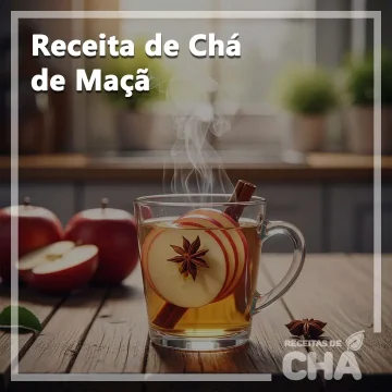 Receita de Chá de Maçã - www.receitasdecha.com