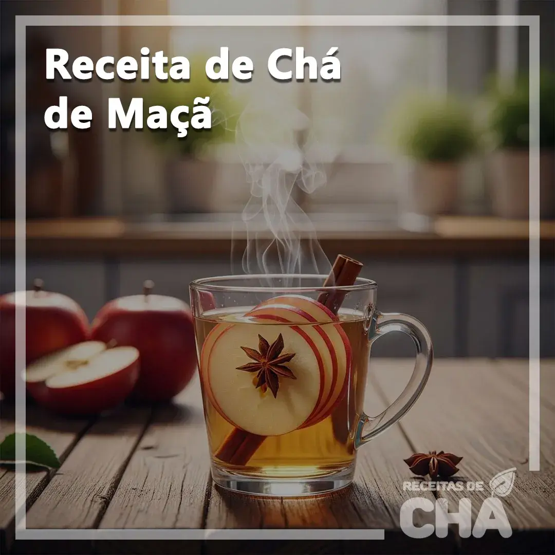 Receita de Chá de Maçã - www.receitasdecha.com