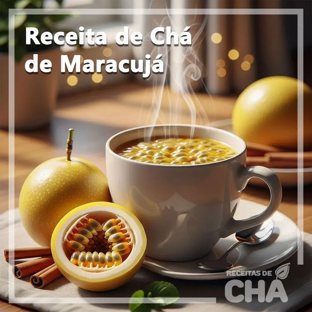 Receita de Chá de Maracujá - www.receitasdecha.com