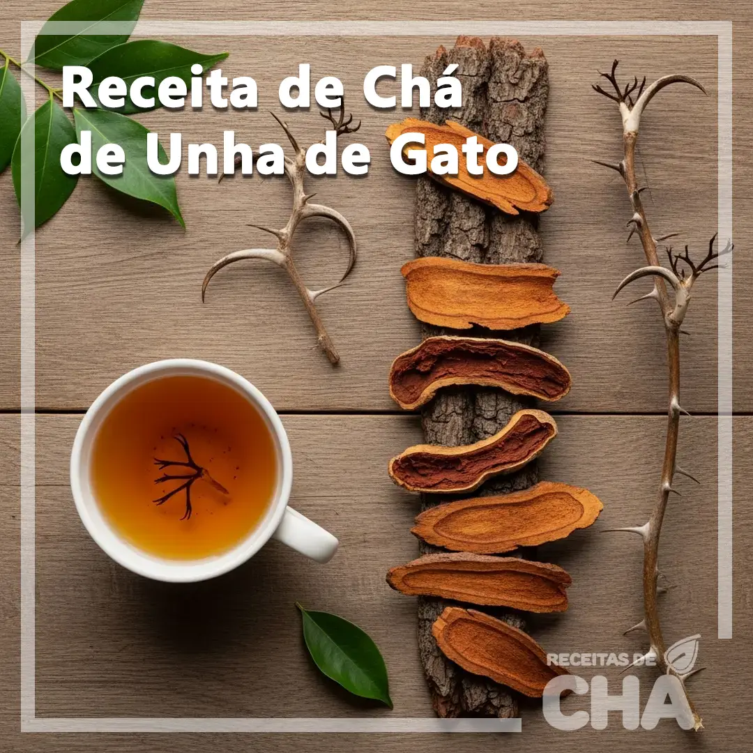 Receita de Chá de Unha de Gato - www.receitasdecha.com